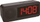 Radio-orë me zile TFA Tune 60.2546.01, dixhitale, me radio FM, e zezë