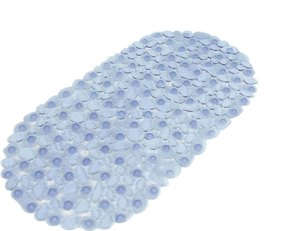 Tapet anti rrëshqitës pa markë, 34.5 x 67.5 cm, 420 g, blu