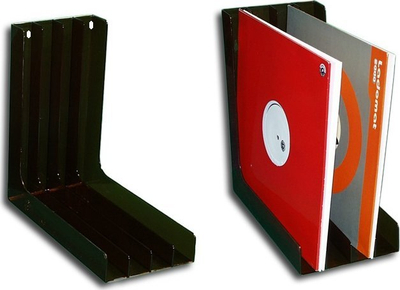 Mbajtës vinilesh Audio Anatomy LP Holder, deri 40 LP, plastikë, i zi