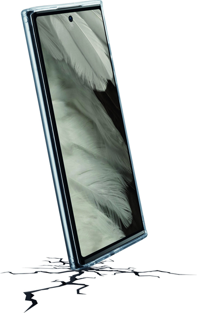 Mbulesë telefoni Cellularline Clear Strong Case, për Google Pixel 8 Pro, kundra goditjeve, transparente