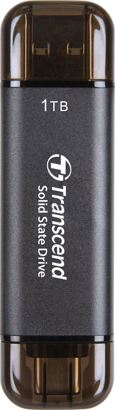 SSD i jashtëm Transcend ESD310C, 1TB, USB Type A dhe C, i zi