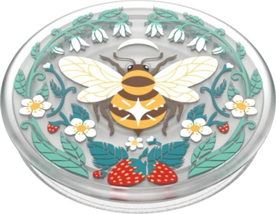 Pop Socket PlantCore Translucent Bee Boho, me ngjitje, gjysmë transparent