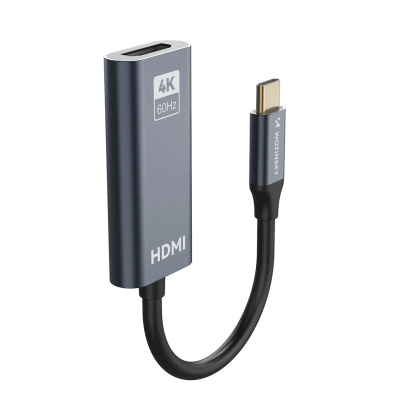 Adapter USB C në HDMI Wozinsky WACH-01, 4K 60Hz, i zi
