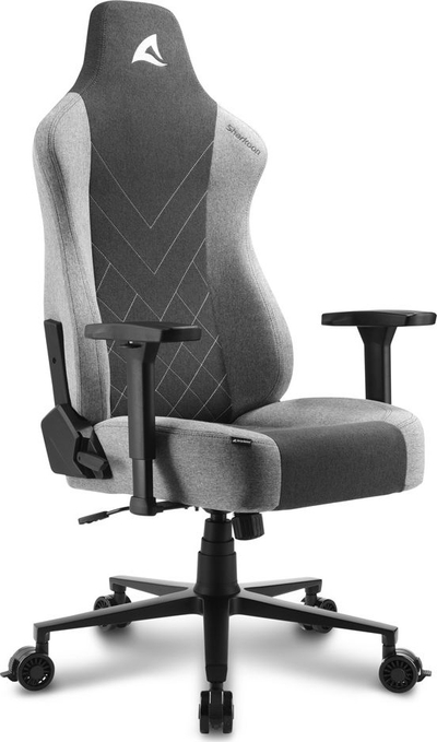 Karrige gaming Sharkoon SKILLER SGS30 Fabric, memory foam, bazë alumini, gri