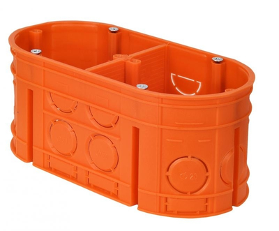 Kuti e montuar simetrike Flush Multiwall M2X60F (33160008), 60mm, portokalli 