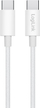 Kabllo USB C në USB C LogiLink, 1m, 60W, e bardhë