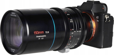 Objektiv kino Sirui Venus 150mm T2.9 1.6x Anamorfik, full frame, Sony E, i zi