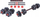 Set hantelash Pure2Improve Hybrid Dumbbells, 20 kg, i zi
