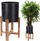 Vazo për lule Home Styling Collection, 59cm, e zezë