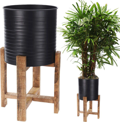 Vazo për lule Home Styling Collection, 59cm, e zezë