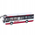 Lodër autobus metalik City Bus, shkallë 1:42, me drita edhe zë, i kuq