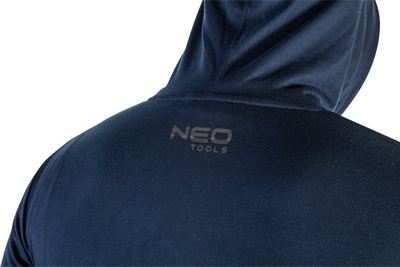 Hanorak Neo Tools Zip-Up Hoodie Comfort, 60% poliester 40% rajon, masa M, blu navy