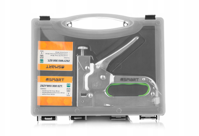 Kapëse manuale SMART365 3 në 1, 600 kapëse, metalike
