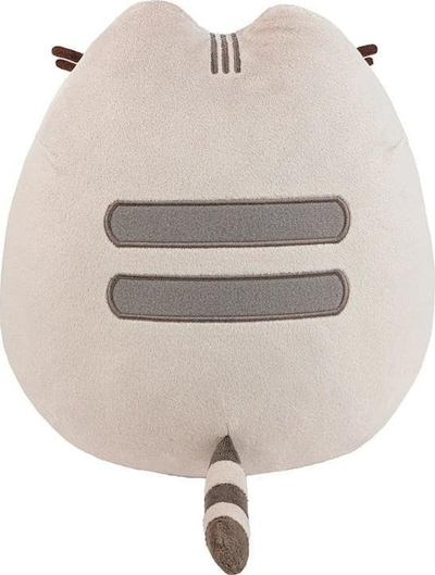 Lodër pelushi Pusheen me zemër, 24cm, gri shumë e butë