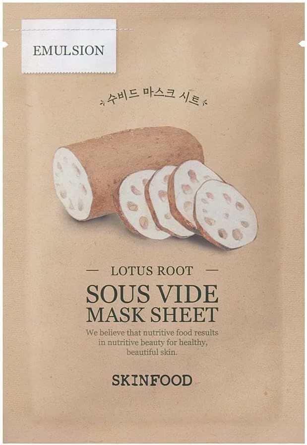 Maskë për fytyrë Skinfood Sous Vide, Lotus Root, 1 copë