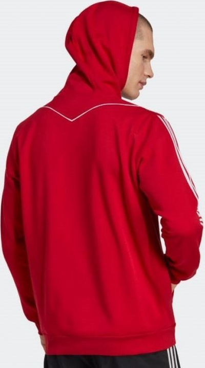 Bluzë me kapuç adidas Tiro 23 SW Hoody M HS3600, fleece, xhep kangur, e kuqe