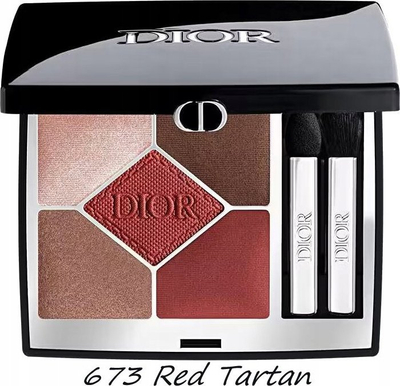 Paletë sysh DIOR Diorshow 5 Couleurs Eyeshadow, 5 ngjyra, teksturë kremoze, e kuqe