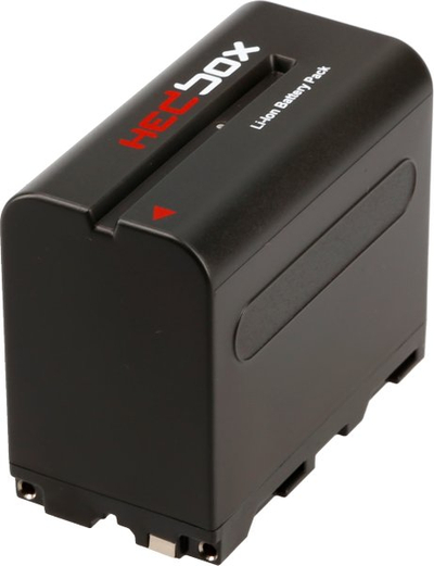 Bateri për kamerë Hedbox RP-NPF970, Li-Ion, 6600mAh, e zezë