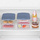 Set enësh frigoriferike Rotho Foodcenter Rondo, 3 copë, 2x0.75L 1x1.35L, blu