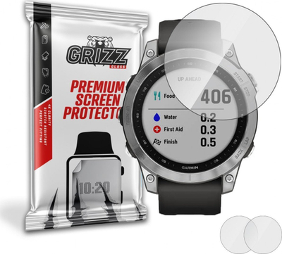 Mbrojtëse ekrani GrizzGlass Hybrid Glass për Garmin Fenix 7, transparente