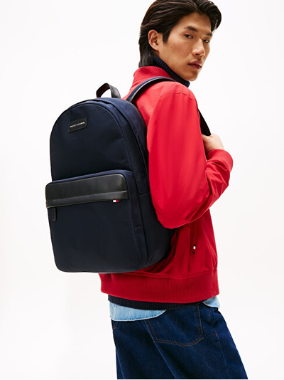 Çantë shpine Tommy Hilfiger mTH5106, kaltër e errët