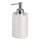 Set dispenser sapuni me sapunore Domoletti BPO-1432A, për banjo, i bardhë