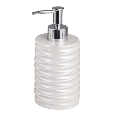 Set dispenser sapuni me sapunore Domoletti BPO-1432A, për banjo, i bardhë