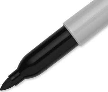 Сет маркери Sharpie Fine, заоблено врвче, 24 парчиња, црни