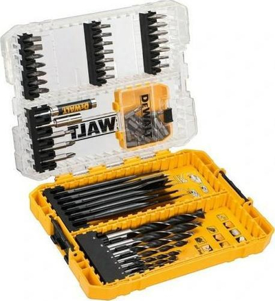 Set sfurqesh dhe bitash për dru Dewalt DT70768-QZ, 57 copë