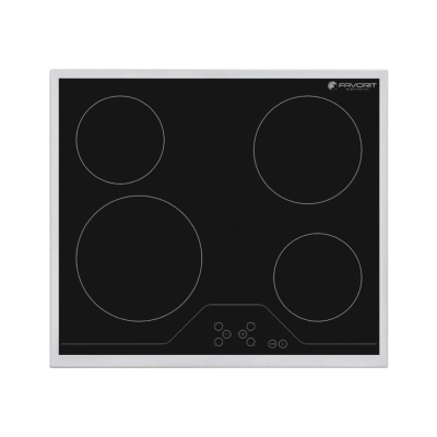 Pllakë montuese Favorit, 4 zona, inox