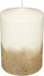 Kandelë zbukuruese Atmosphera Christmas Candle With Gold Gradient, 90 g, pa erë, e artë