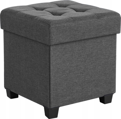 Ottoman Leobert Jasmine, 37L, me hapësirë ruajtjeje, gri