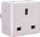 Prizë murale Gewiss GW20208, 13A British Standard, me kapak, e bardhë