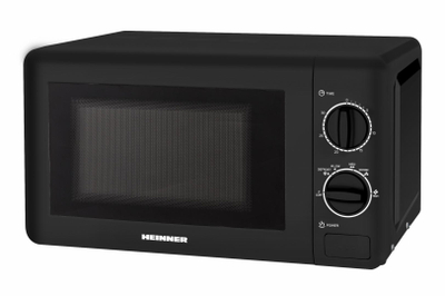 Furrë me mikrovalë Heinner HMW-20BK2, 20L, 700W, e zezë