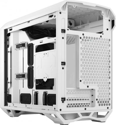Kasë Fractal Design Torrent Nano, e bardhë TG Clear Tint, Micro Tower