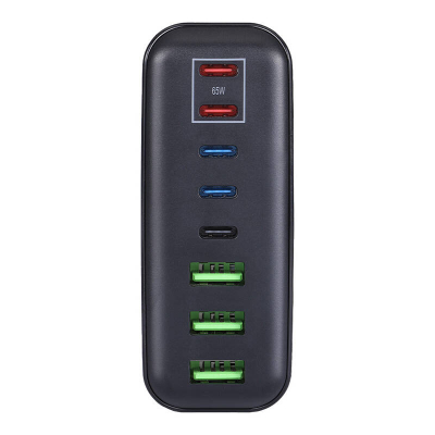 Karikues rrjeti Blitzwolf BW-S26, 250W, USB-A USB-C, i zi