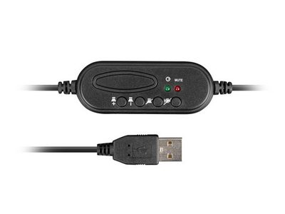Kufje NATEC Drone, USB, të zeza
