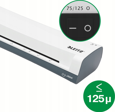 Laminator Leitz ILAM Home, A4, për shpi dhe zyrë, i bardhë