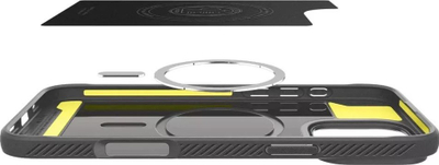 Mbështjellës telefoni Spigen Rugged Armor MagSafe, iPhone 16 Pro, gri