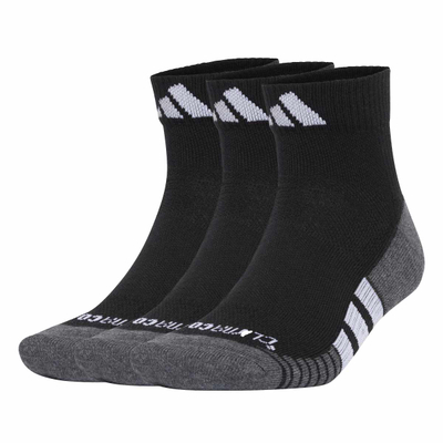Çorape Adidas Cushioned Performance Climacool Qrt 3P, sportive, unisex, të zeza