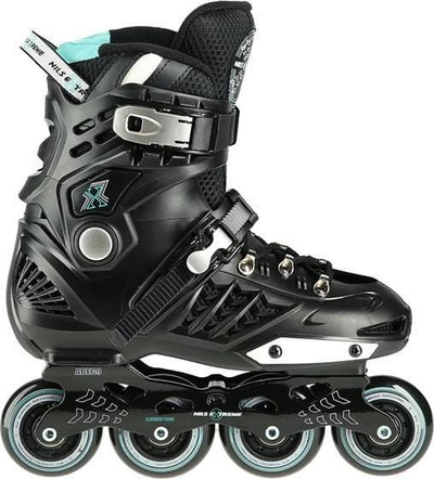 Rrola inline Nils Extreme NA20001, ABEC9, nr. 35, të zinj