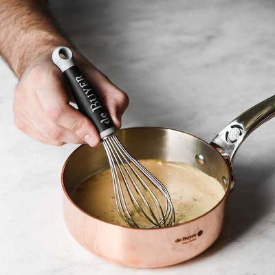 Tigan sauté De Buyer Prima Matera, 24cm, bakër, kafe