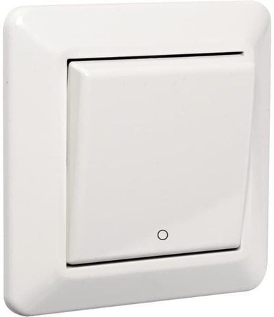 Ndërprerës buton Vila SWITCH SÜV 1-NE LX P110-012-1, industrial, me pranverë, gri