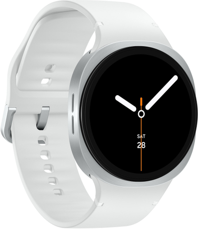 Ora e zgjuar Samsung Galaxy Watch 8, 40mm, AMOLED 1.3", Wi‑Fi GPS, ngjyrë argjendi