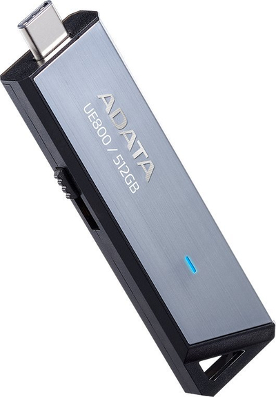 USB ADATA UE800, 512GB, USB 3.2 Gen2, USB Type C, e zezë