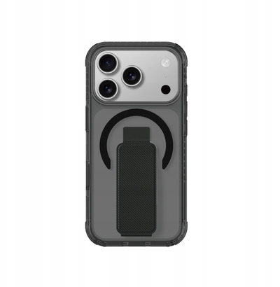 Kapak telefoni AmazingThing Titan Pro Holder për iPhone 17 Pro, MagSafe, i zi