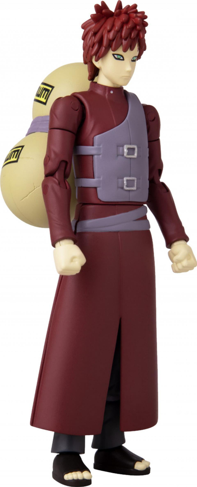 Figurë vepruese Bandai Anime Heroes Naruto Shippuden Gaara, 15 cm, shumë e lëvizshme, e kuqe