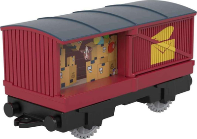 Lodër tren me motor Fisher Price Thomas &amp; Friends Party Train Percy, me bateri, për kalamaj 3+