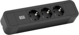 Zgjatues elektrik Bachmann Primo 2, 3 dalje AC, 2 m, i zi