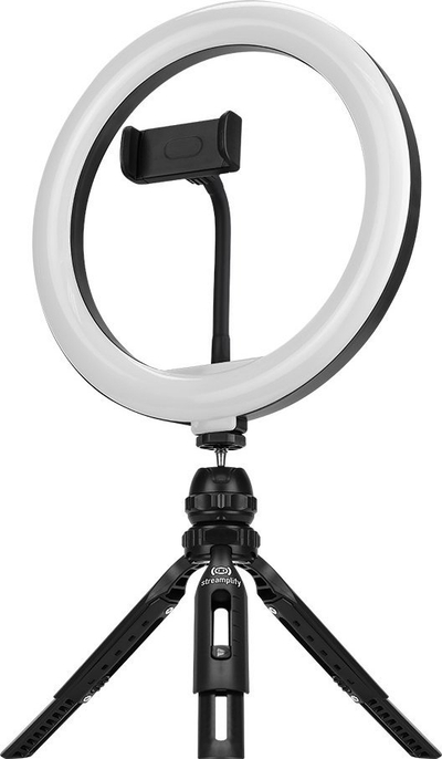 Dritë unazore Streamplify LIGHT 10, 10", LED, USB 5V, e zezë